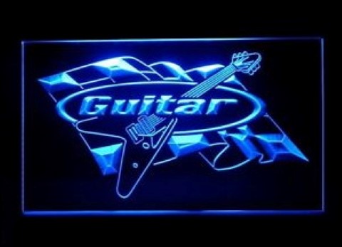 Guitar Racing LED Neon Sign